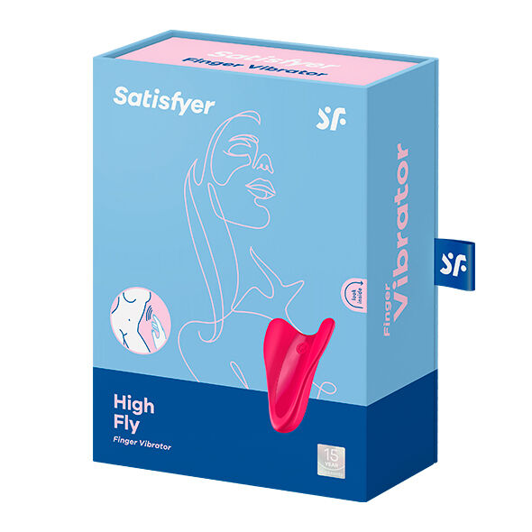 SATISFYER - capuchon de doigt HIGH FLY fuchsia