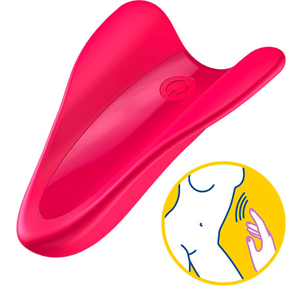 SATISFYER - capuchon de doigt HIGH FLY fuchsia