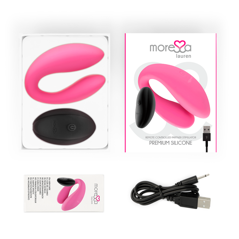 MORESSA - vibromasseur télécommandé LAUREN pour couples