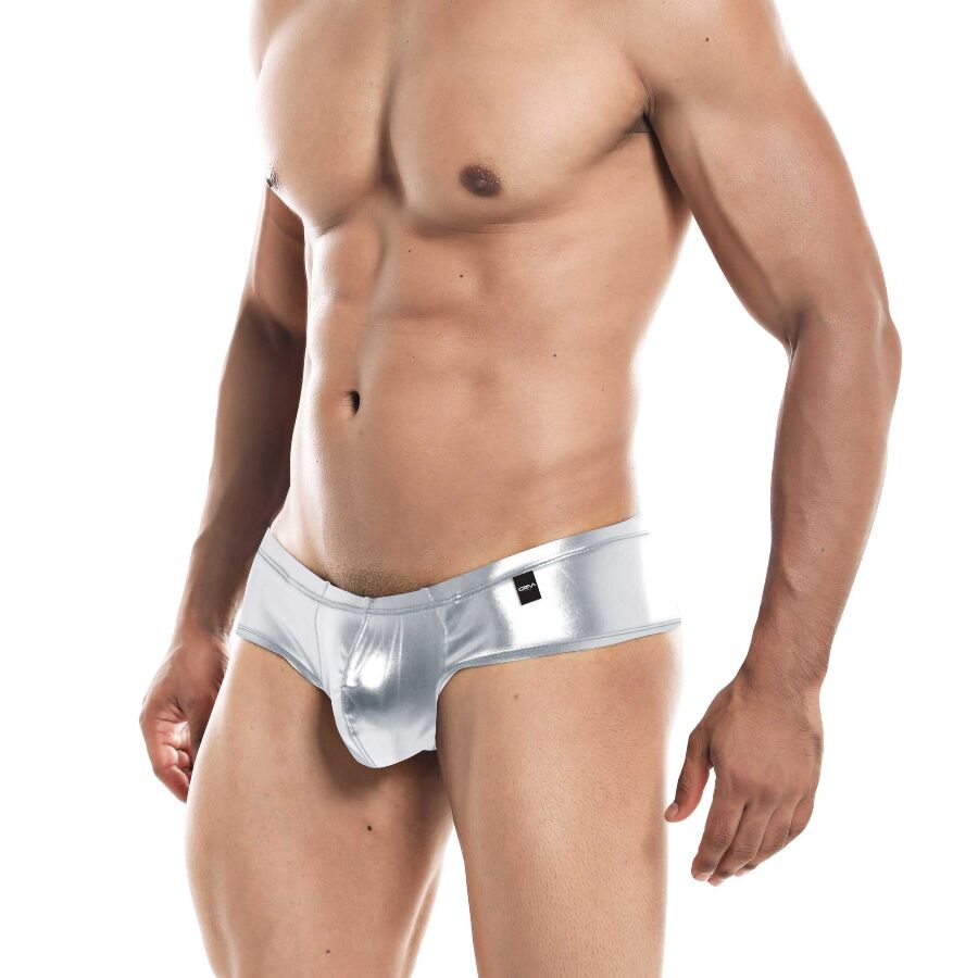 CUT4MEN - CULOTTE CHEEKY ARGENT L