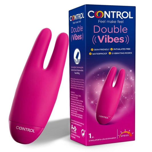 CONTROL - DOUBLE VIBES Vibromasseur U, clitoris et point G