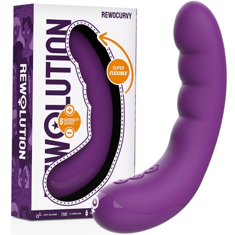 REWOLUTION – REWOCURVY vibromasseur flexible rechargeable