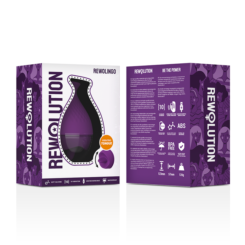 REWOLUTION – REWOLINGO vibromasseur avec langue