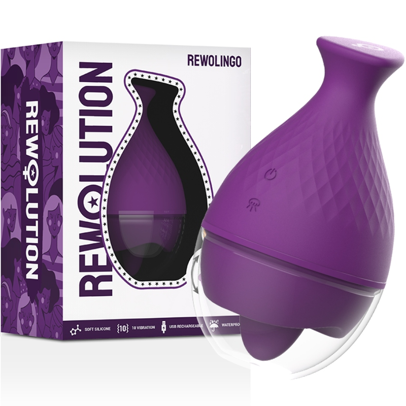 REWOLUTION – REWOLINGO vibromasseur avec langue