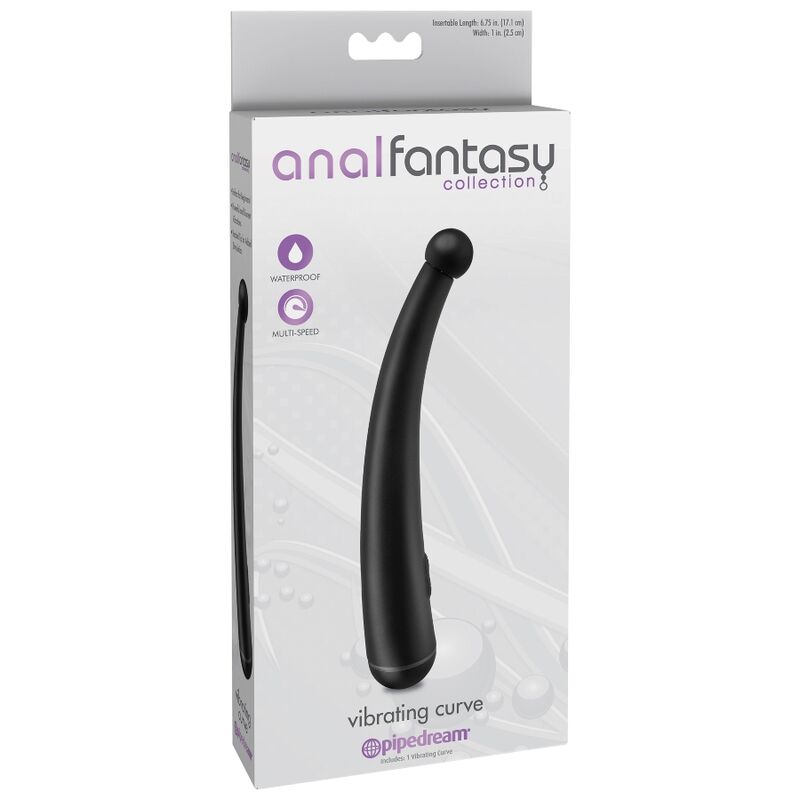 ANALFANTASY - plug anal vibrant courbé