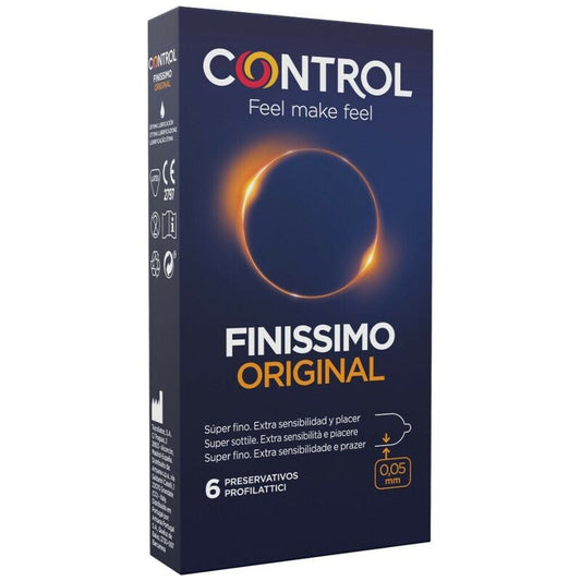 CONTROL - PRÉSERVATIFS FINISSIMO ORIGINAL 6 UNITÉS