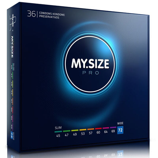 MY SIZE - PRO PRÉSERVATIFS 72 MM 36 UNITÉS