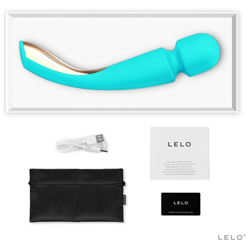 LELO - vibromasseur type WAND SMART MEDIUM WAND 2 turquoise