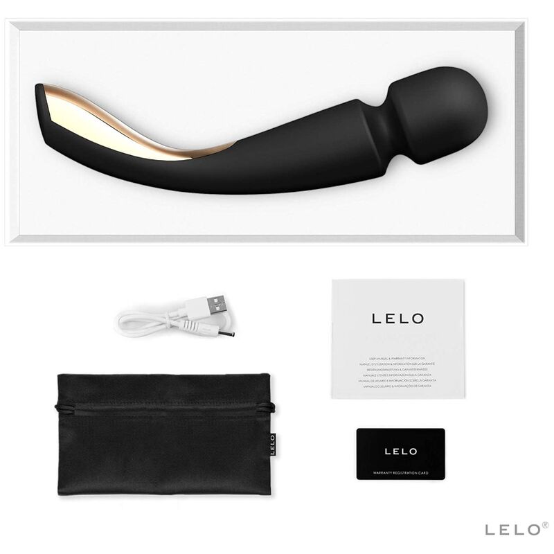 LELO - SMART WAND2 MEDIUM vibromasseur de type WAND noir