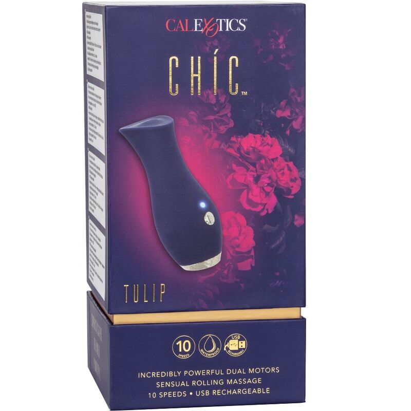 CALEXOTICS - vibromasseur CHIC TULIP bleu