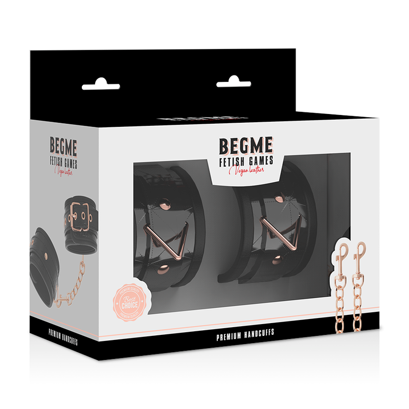 BEGME -  BLACK EDITION premium menottes