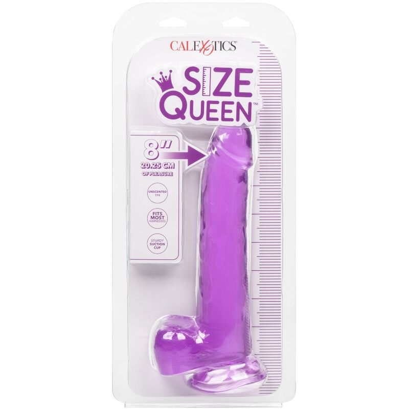 CALEXOTICS - gode SIZE QUEEN violet 20.3 cm