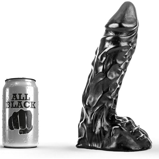 ALL BLACK - gode 23 cm