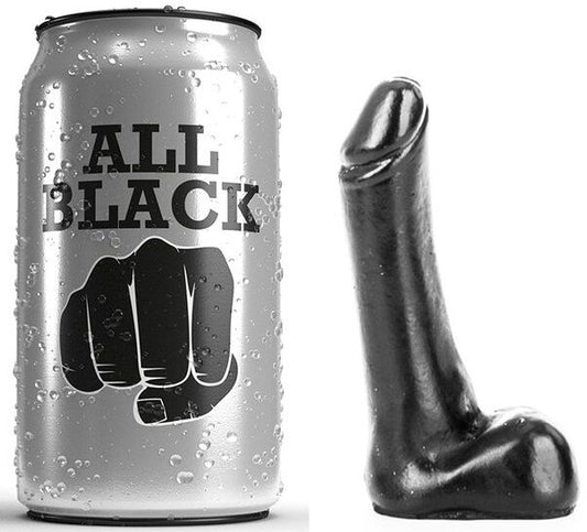 ALL BLACK - gode 9 cm