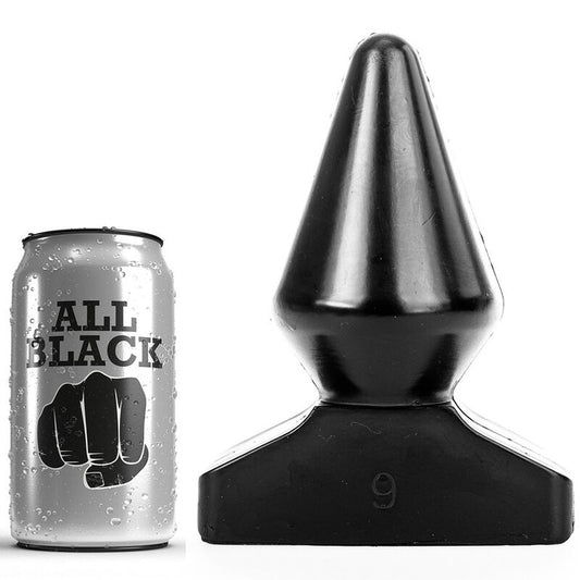 ALL BLACK - plug anal 18,5 cm