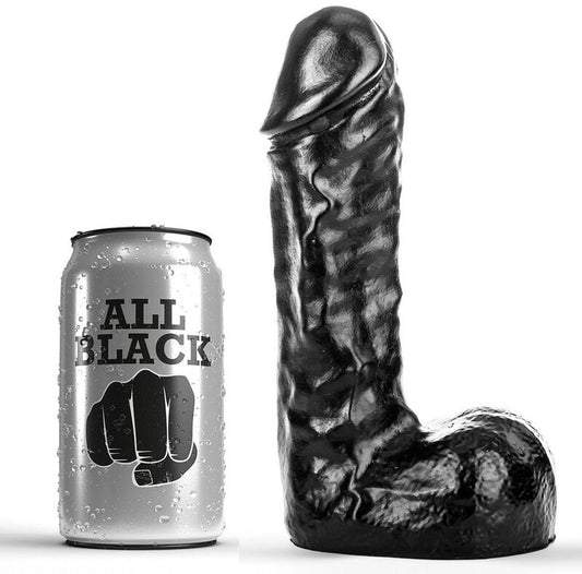 ALL BLACK - gode 19 cm