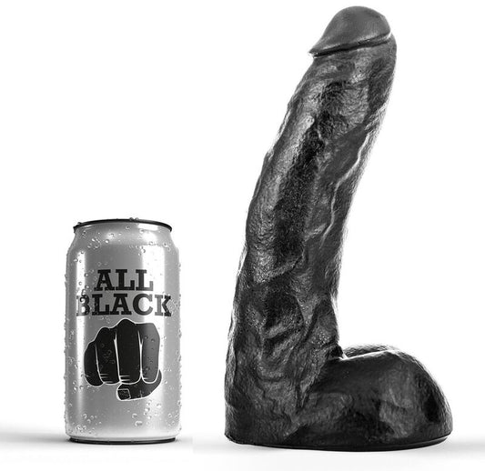 ALL BLACK - gode 22 cm