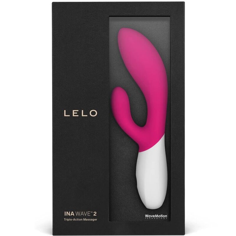 LELO - INA WAVE 2 vibromasseur rose LUXURY mouvement spécial