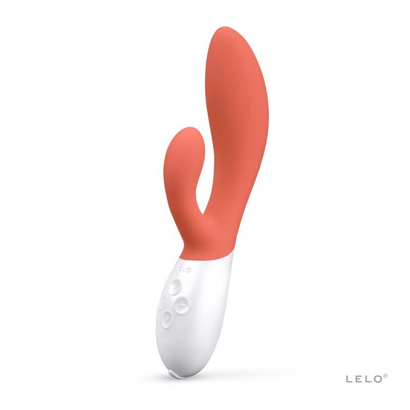 LELO - vibromasseur lapin orange luxe INA 3