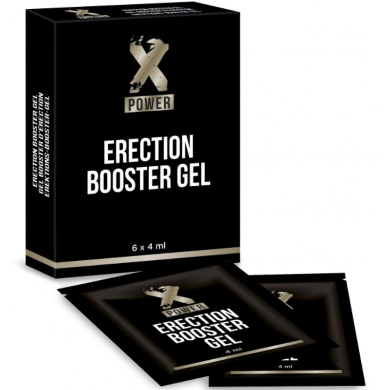 XPOWER - GEL BOOSTER D'ÉRECTION 6 X 4 ML