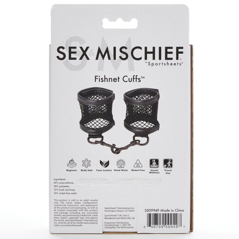 SEX & MICHIEF – menottes en résille