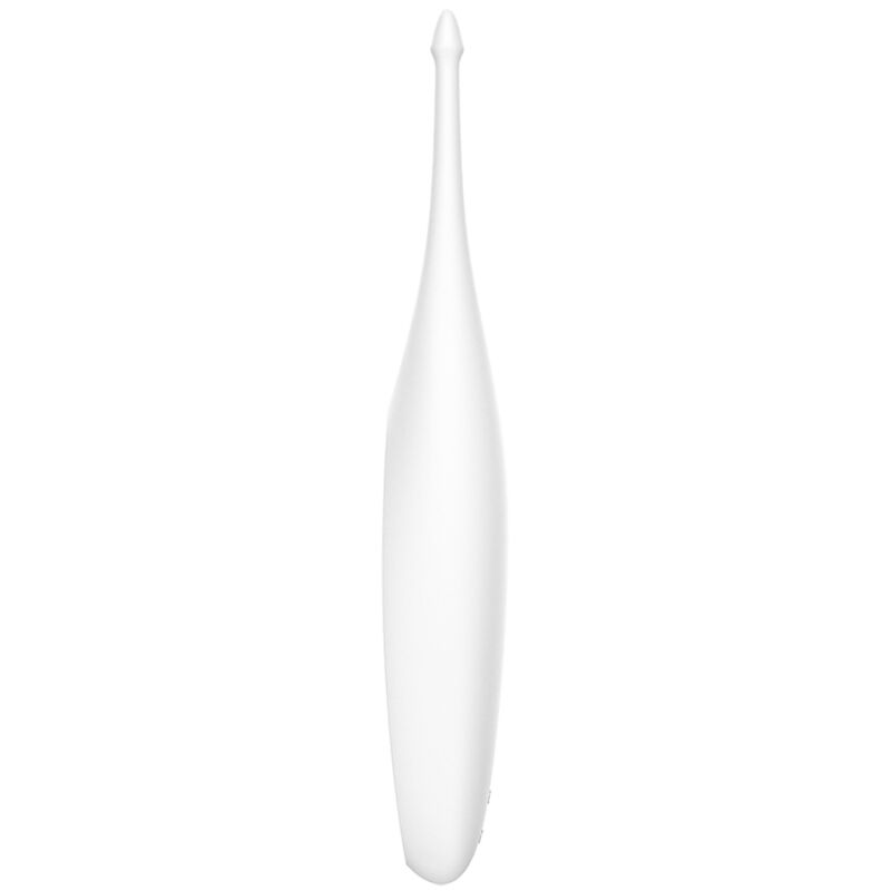 SATISFYER - vibromasseur TWIRLING FUN TIP blanc