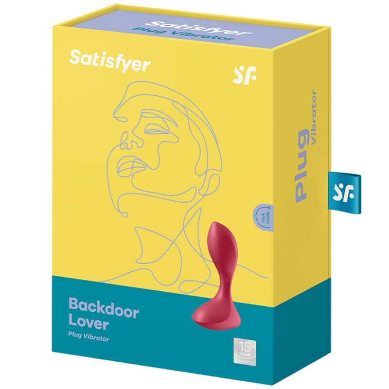 SATISFYER - plug anal vibrant BACKDOOR LOVER rouge