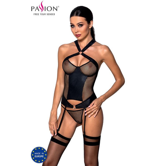 PASSION - amanda corset en cuir écologique