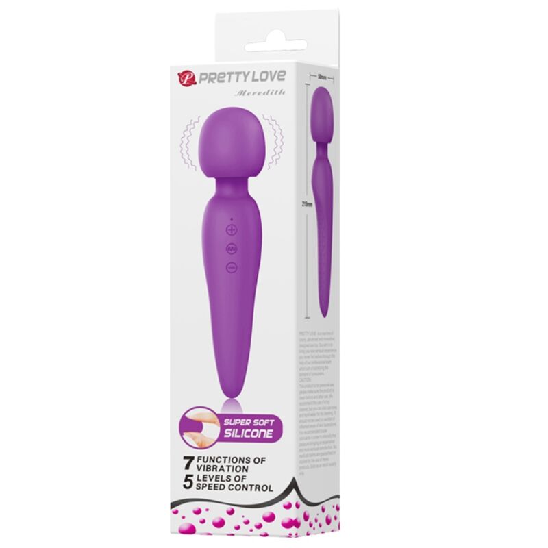 PRETTY LOVE - vibromasseur MEREDITH 12 modes de vibration