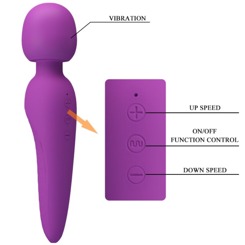 PRETTY LOVE - vibromasseur MEREDITH 12 modes de vibration