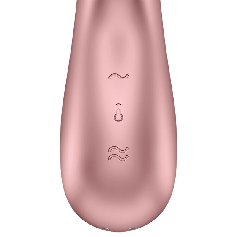 SATISFYER - vibromasseur HOT LOVER rose & beige