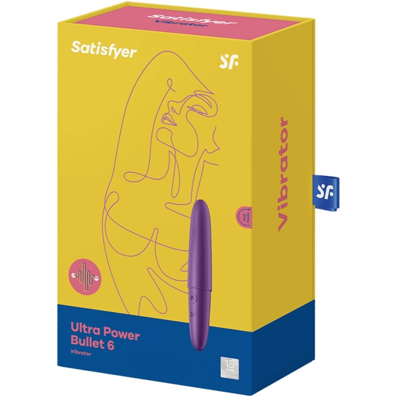 SATISFYER - ULTRA POWER mini vibromasseur 6 violet