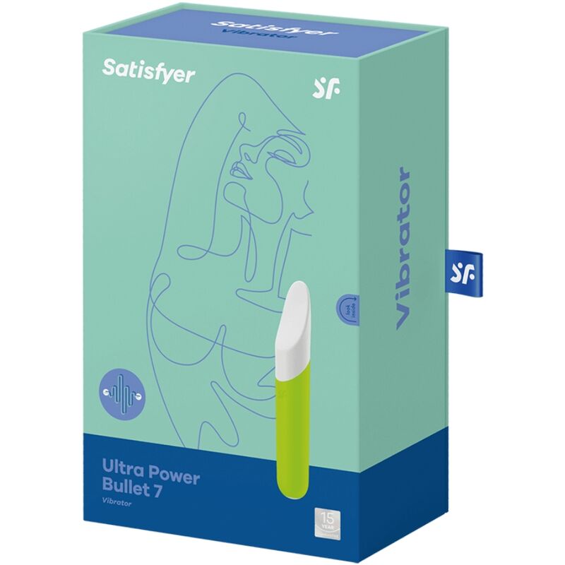 SATISFYER - ULTRA POWER mini vibromasseur 7 vert