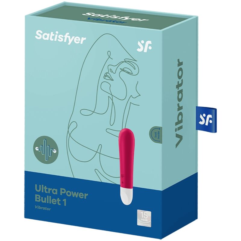 SATISFYER - ULTRA POWER mini vibromasseur 1 rouge