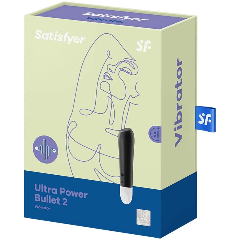 SATISFYER - ULTRA POWER mini vibromasseur 2 noir