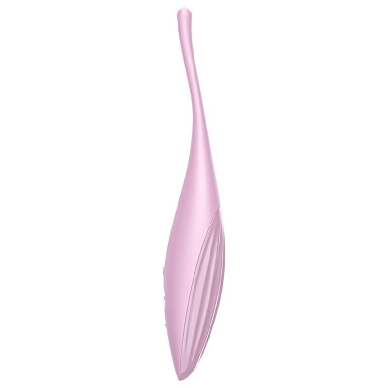 SATISFYER - vibromasseur pointe pour clitoris TWIRLING JOY rose