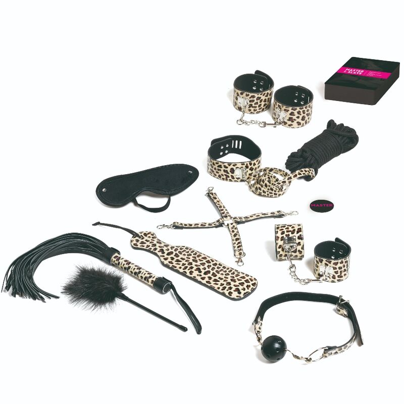 TEASE & PLEASE - ENSEMBLE N°13 ACCESSOIRES DE BONDAGE NOIR