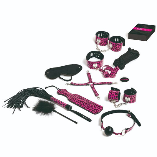 TEASE & PLEASE - ENSEMBLE N°13 ACCESSOIRES DE BONDAGE ROSE