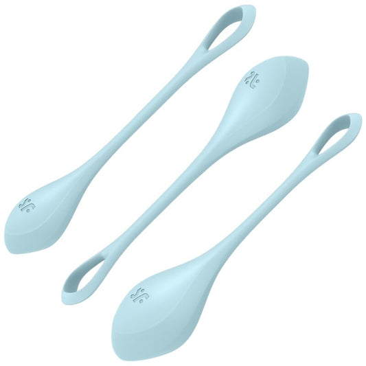 SATISFYER - ensemble entraînement YONI POWER 2 bleu