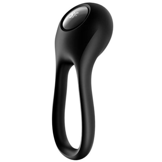 SATISFYER - anneau pénien vibrant MAJESTIC DUO noir