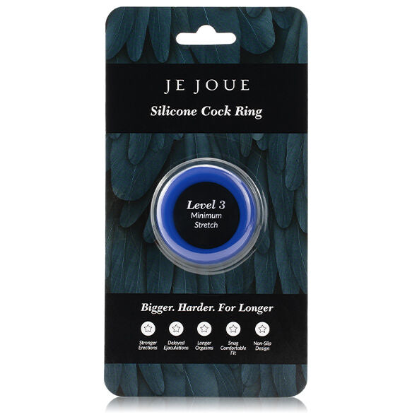 JE JOUE - anneau pénien en silicone extension taille S bleu