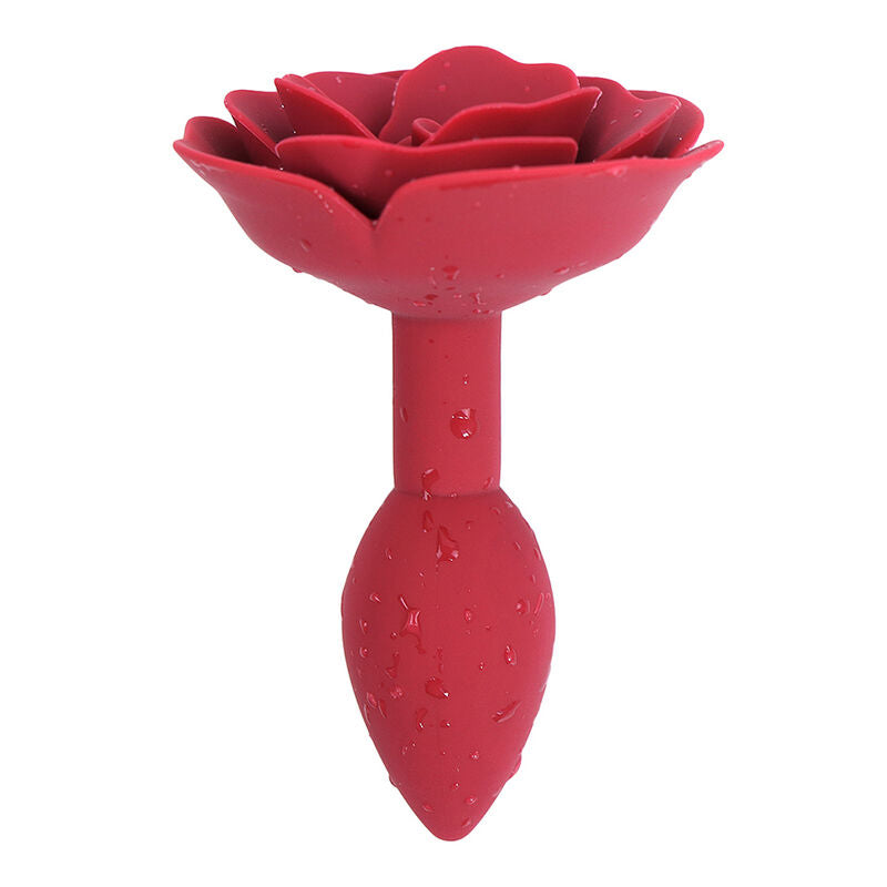 OHMAMA FETISH - plug anal en silicone rose rouge