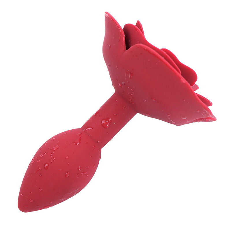 OHMAMA FETISH - plug anal en silicone rose rouge