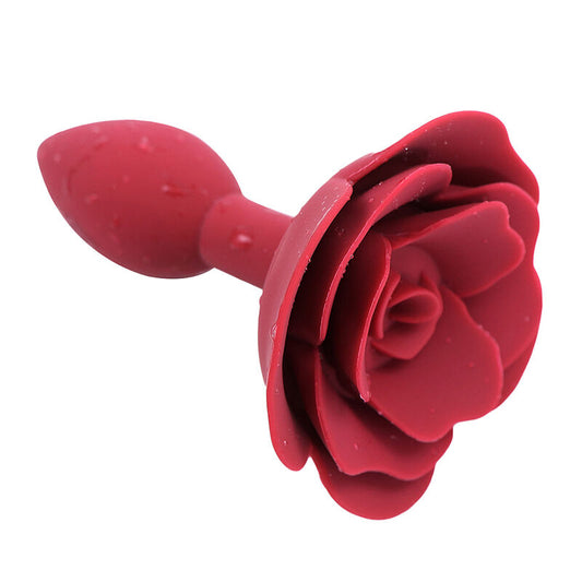 OHMAMA FETISH - plug anal en silicone rose rouge