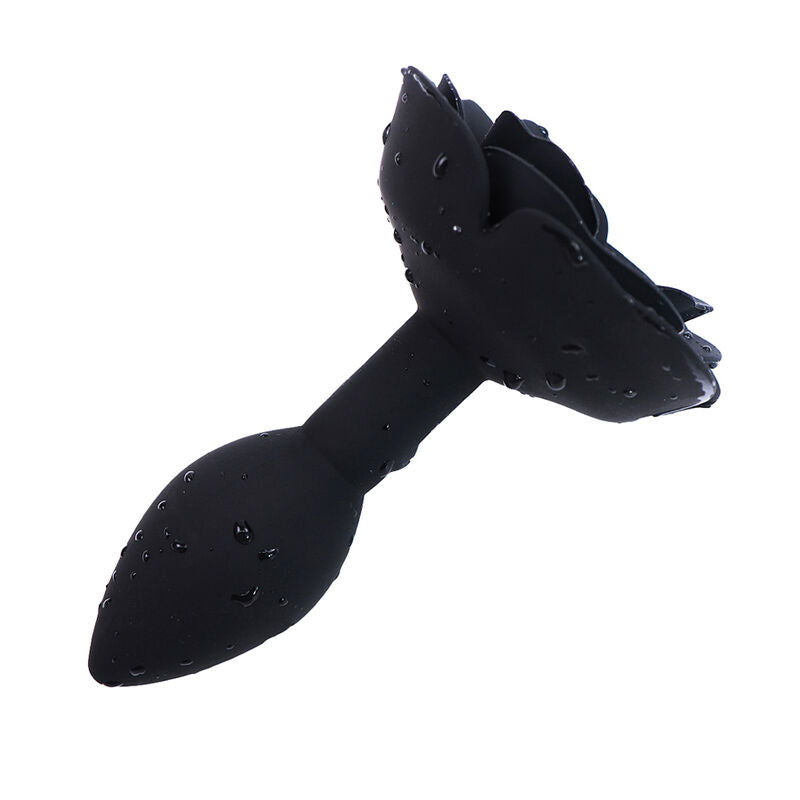 OHMAMA FETISH - plug anal en silicone rose noir