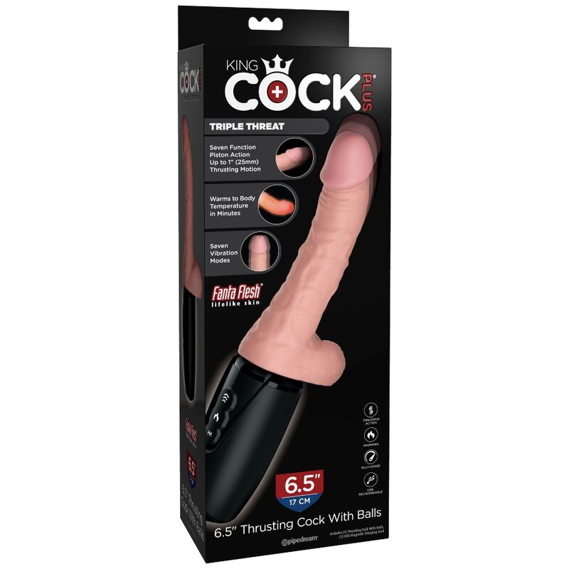 KING COCK - plus triple menace peau claire