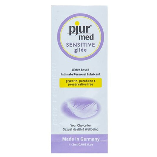 PJUR - MED LUBRIFIANT À BASE D'EAU SENSITIVE GLIDE 2 ML