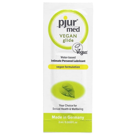 PJUR - MED LUBRIFIANT À BASE D'EAU VEGAN GLIDE 2 ML