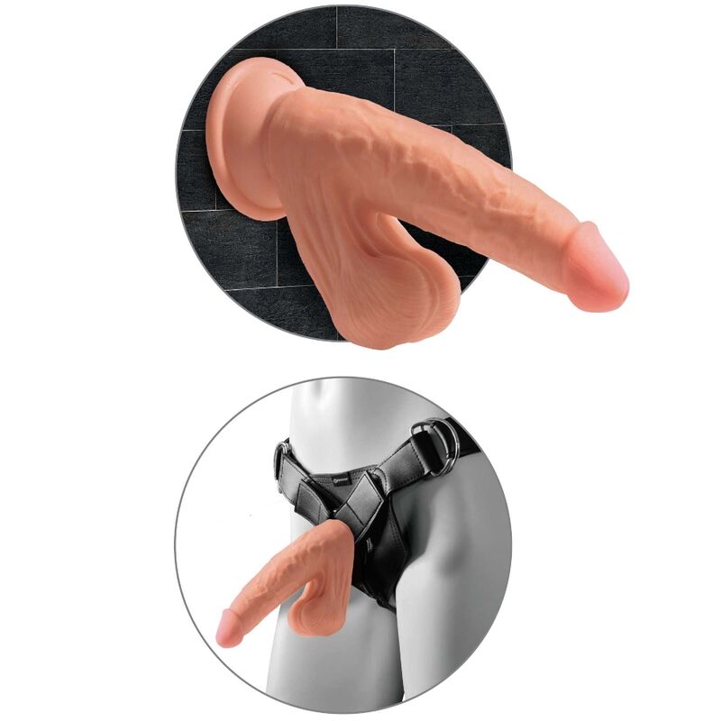 KING COCK - PLUS 3D gode 15.2 cm