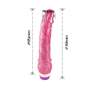 BAILE - vibromasseur réaliste rouge 23 cm